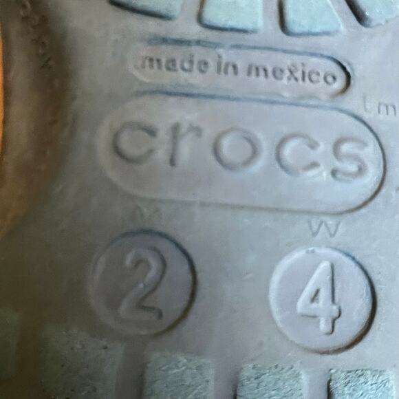 Crocs Classic Clog Womens size 4 Mens size 2 Blue Comfort Shoes - Picture 4 of 9